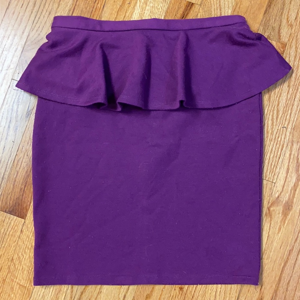 Peplum skirt